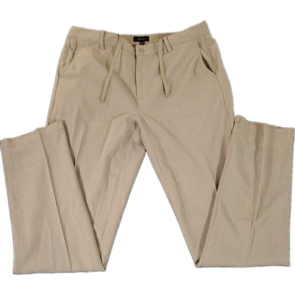 Quince Chino Pants Mens 32x32 Beige Ultra-Stretch 24/7 Performance Slim Straight
